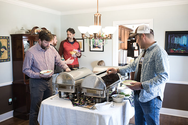 The Bevel family's jumbo gumbo gathering